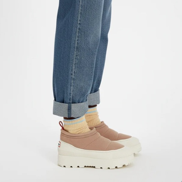 Hunter Askern New In Box Waterproof Medium Brown Platform Boots - Picture 9 of 10